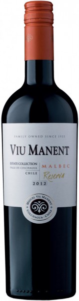 Вино Viu Manent Estate Collection Reserva Malbec, 2012