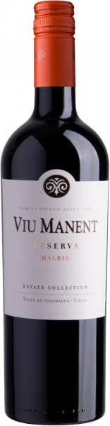 Вино Viu Manent, "Estate Collection" Reserva Malbec, 2018