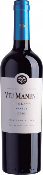 Вино Viu Manent, "Estate Collection" Reserva Merlot, 2018