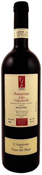 Вино Viviani, Amarone della Valpolicella Classico DOC "Casa dei Bepi", 2004