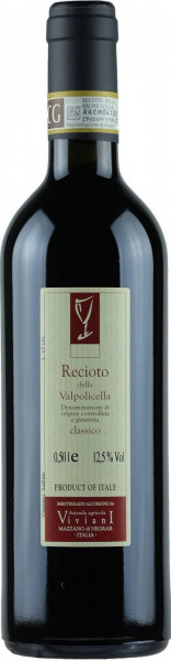 Вино Viviani, Recioto della Valpolicella Classico DOC, 2011, 0.5 л