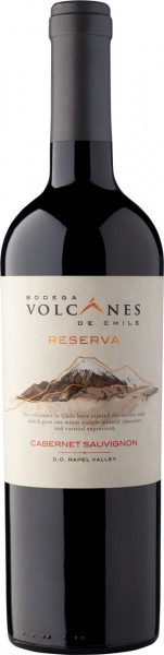 Вино Volcanes, "Reserva" Cabernet Sauvignon, Rapel Valley DO, 2019