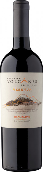 Вино Volcanes, "Reserva" Carmenere, Rapel Valley DO, 2020