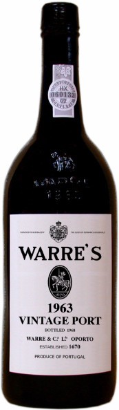 Вино Warre’s, Vintage Port, 1963