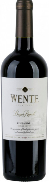 Вино Wente, "Beyer Ranch" Zinfandel, 2013