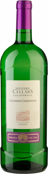 Вино "Western Cellars" Colombard-Chardonnay Semi-Dry, 1.5 л