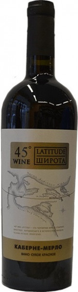 Вино "Wine Latitude 45" Cabernet-Merlot