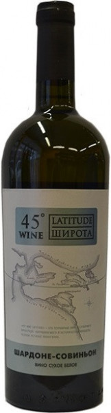 Вино "Wine Latitude 45" Chardonnay-Sauvignon