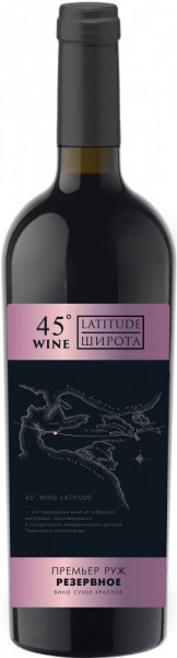 Вино "Wine Latitude 45" Reserve Premier Rouge