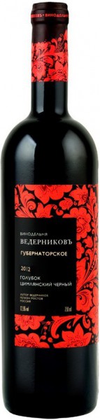 Вино Winery Vedernikov, "Gubernatorskoye", 2012