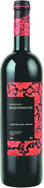 Вино Winery Vedernikov, Tsimlyansky Cherny, 2014