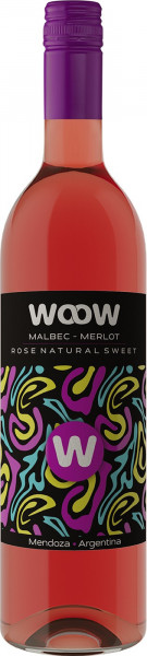Вино "WooW" Malbec-Merlot Rose