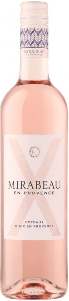 Вино "X de Mirabeau" Rose, Cotes de Provence AOC, 2019