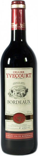 Вино Yvon Mau, "Yvecourt" Bordeaux AOC Red