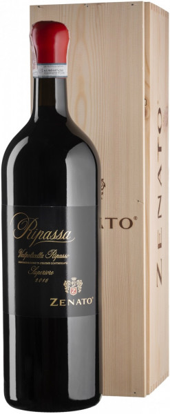Вино Zenato, Ripassa della Valpolicella DOC Superiore, 2016, wooden box, 3 л