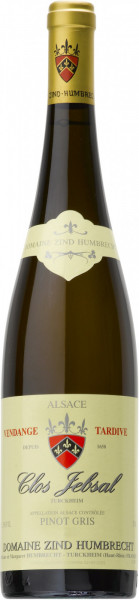 Вино Zind-Humbrecht, Pinot Gris "Clos Jebsal" Vendanges Tardives, Alsace AOC, 2015, 0.375 л