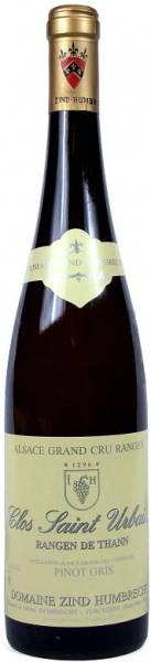 Вино Zind-Humbrecht, Pinot Gris Rangen de Thann "Clos Saint Urbain" AOC, 2001, 0.375 л