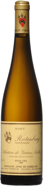 Вино Zind-Humbrecht, Pinot Gris "Rotenberg" Selection de Grains Nobles AOC, 2008
