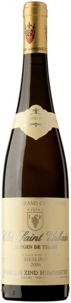 Вино Zind-Humbrecht, Riesling "Clos Saint Urbain" Rangen de Thann, Alsace Grand Cru AOC, 2006