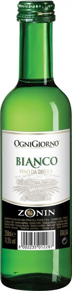 Вино Zonin OgniGiorno Bianco, 0.25 л