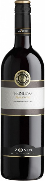 Вино Zonin, Primitivo, Salento IGT
