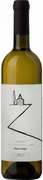 Вино Zorutti, Pinot Grigio, Collio DOP, 2020