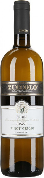 Вино Zuccolo, Pinot Grigio, Friuli Grave DOC, 2015