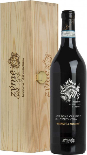 Вино Zyme, Amarone Classico della Valpolicella Riserva "La Mattonara", 2006, wooden box