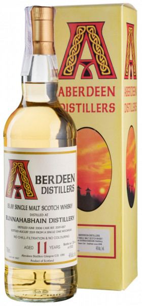 Виски "Aberdeen Distillers" Bunnahabhain 11 Years Old, 2008, gift box, 0.7 л