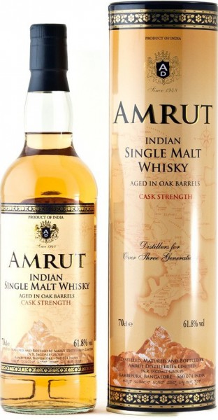 Виски "Amrut" Cask Strength, in tube, 0.7 л
