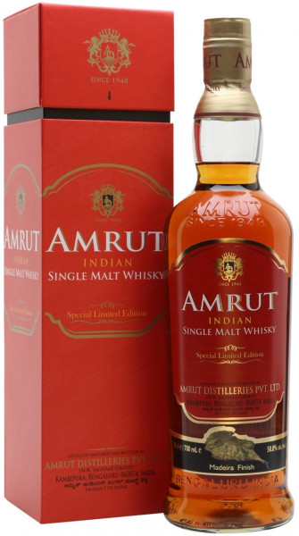Виски "Amrut" Madeira Finish, gift box, 0.7 л