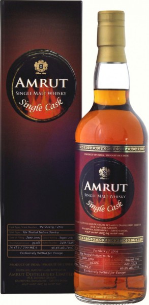 Виски "Amrut" Single Cask Sherry, gift box, 0.7 л