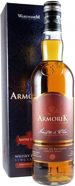 Виски "Armorik" Maitre De Chai (46%), gift box, 0.7 л
