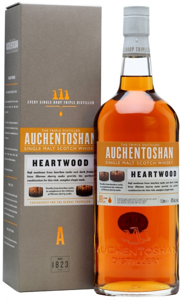 Виски Auchentoshan, "Heartwood", gift box, 1 л