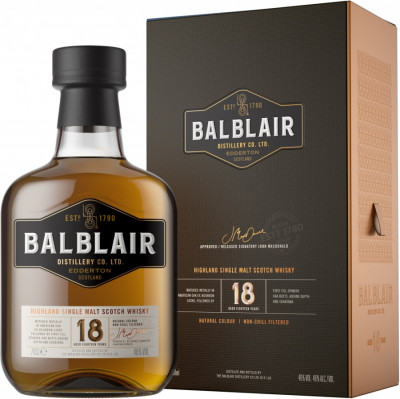 Виски "Balblair", 18 Years, gift box, 0.7 л