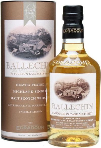 Виски "Ballechin №6" Bourbon Cask Matured, gift box, 0.7 л