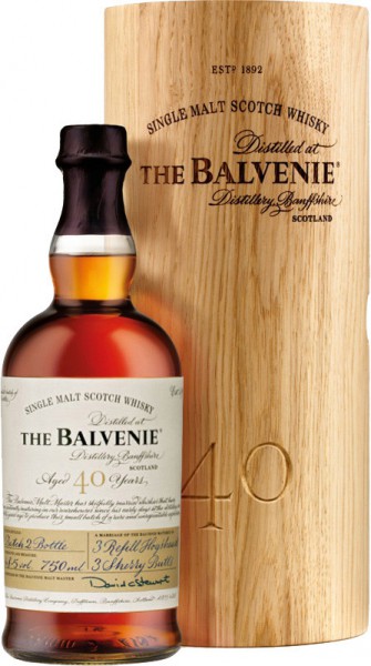 Виски Balvenie Forty, 40 Years Old, gift box, 0.75 л