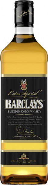 Виски "Barclays" Blended Scotch Whisky, 0.5 л