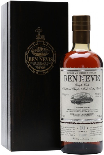 Виски "Ben Nevis" 10 Years Old, wooden box, 0.7 л