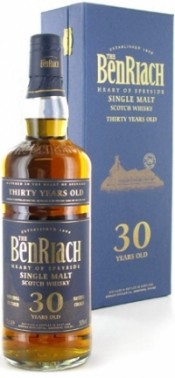 Виски Benriach 30 years old, gift box, 0.7 л