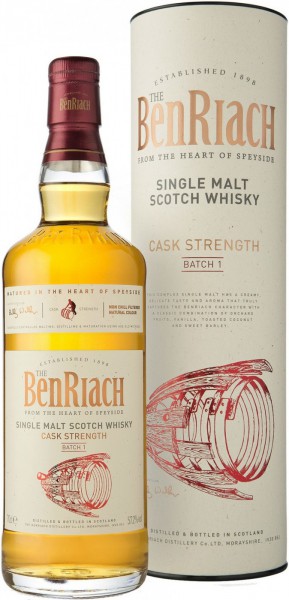 Виски Benriach "Cask Strength", Batch 1, in tube, 0.7 л