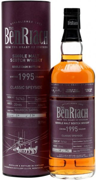 Виски Benriach "Classic Speyside", 20 Years Old, 1995, in tube, 0.7 л