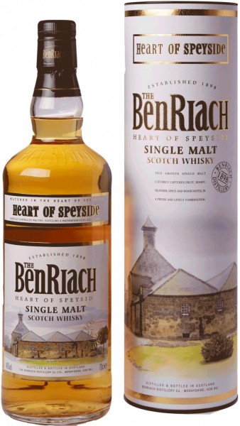 Виски Benriach, "Heart of Speyside", in tube, 0.7 л
