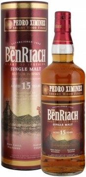 Виски Benriach, Pedro Ximenez Wood Finish, 15 years old, In Tube, 0.7 л