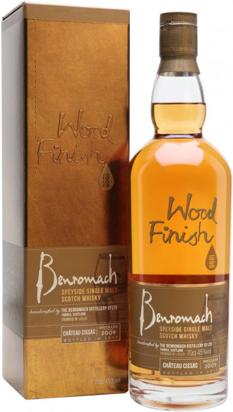 Виски "Benromach" Chateau Cissac Wood Finish, 2009, gift box, 0.7 л
