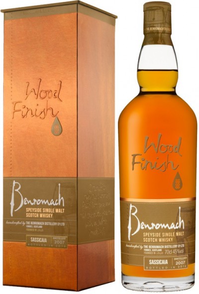 Виски Benromach, "Sassicaia" Wood Finish, 2007, gift box, 0.7 л