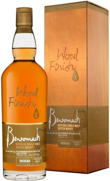 Виски Benromach, "Sassicaia" Wood Finish, 2011, gift box, 0.7 л
