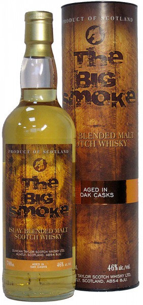 Виски "Big Smoke 46" 10 Years Old, gift tube, 0.7 л