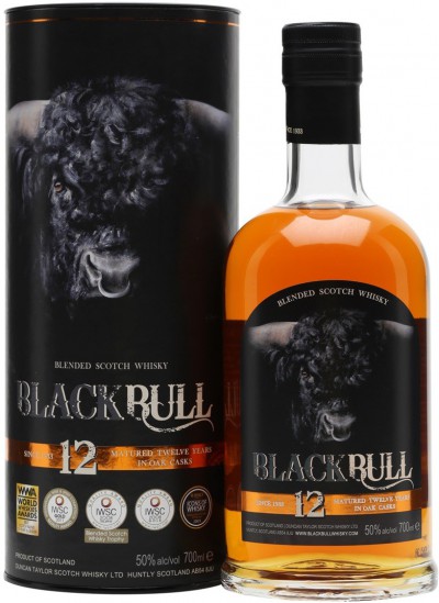 Виски "Black Bull" 12 Years Old, Blended Scotch Whisky, gift box, 0.7 л