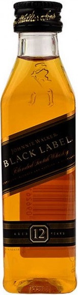 Виски "Black Label", 0.2 л